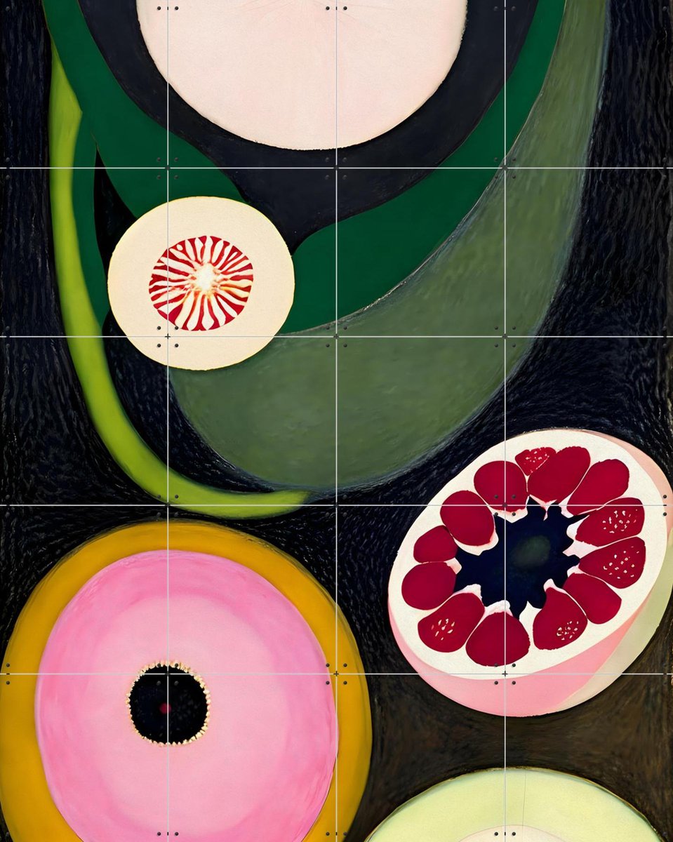 IXXI Seed of Imagination, Artclaud - 80 x 100 cm - Gratis ophangtool - Grote wanddecoratie en posters - Illustraties, Abstract, Kleurrijk, Olieverf