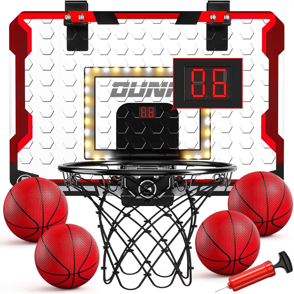 Indoor Basketbalset voor Kinderen met Scorebord en Ballen