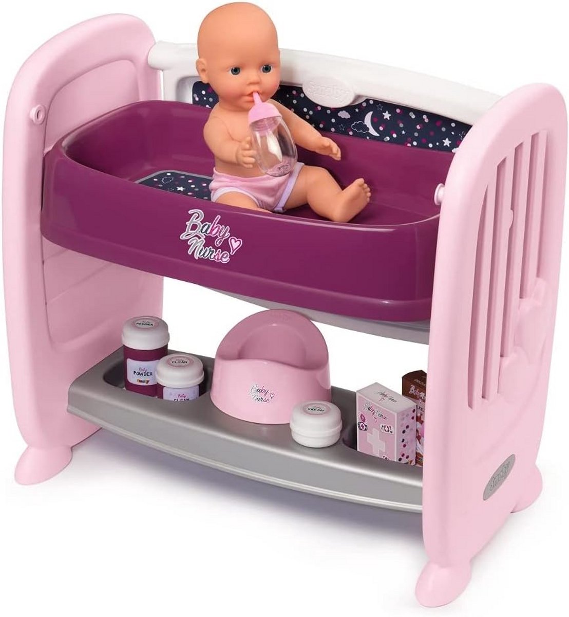 Poppenverzorgingsset met 14 Accessoires en Pipi-functie