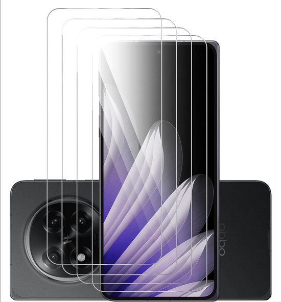 Foto: Allecto schermbeschermer 4 pack compatibel met merk gehard glas krasbestendig oliebestendig hoesvriendelijk hoog doorlatend glas geschikt voor model kleur 