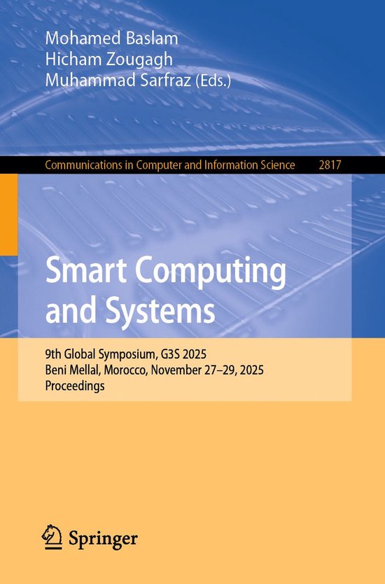 Springer Nature Proceedings Computer Science - Smart Computi ... - cover