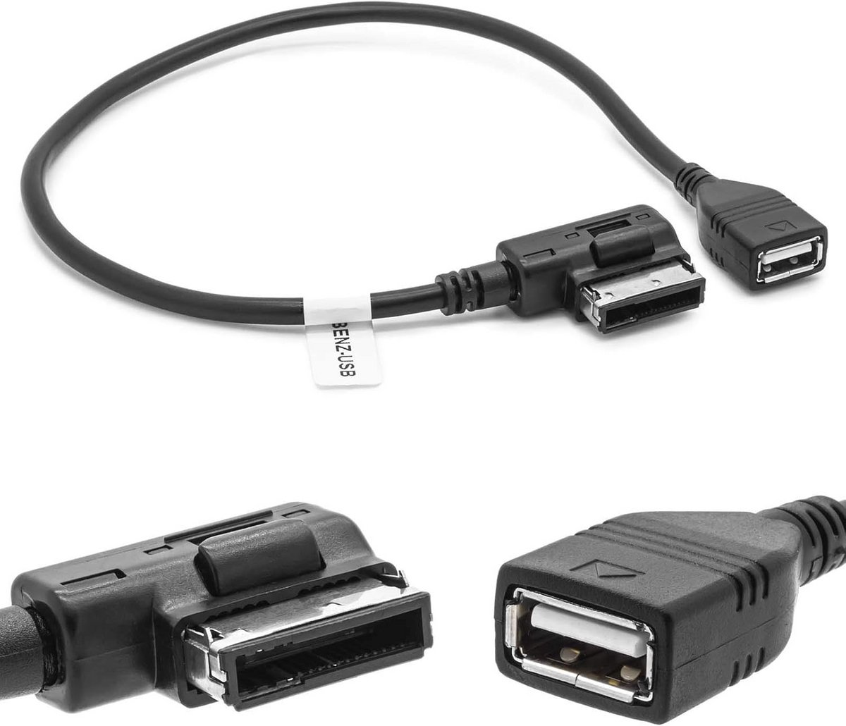 USB-adapterkabel voor Mercedes Media Interface COMAND, verlengsnoer