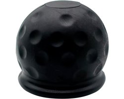 Trekhaak Afdekking - Kogelhoes Rubber - Aanhanger Beschermen - Weerbestendig Corrosievrij - Diameter 50 mm - Zwart