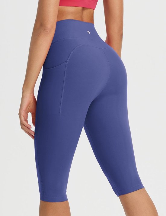 Capri Leggings - Kniebroek Sport - Yoga Workout Casual - Hoge Taille Zakken - Knie Lengte — afbeelding 5