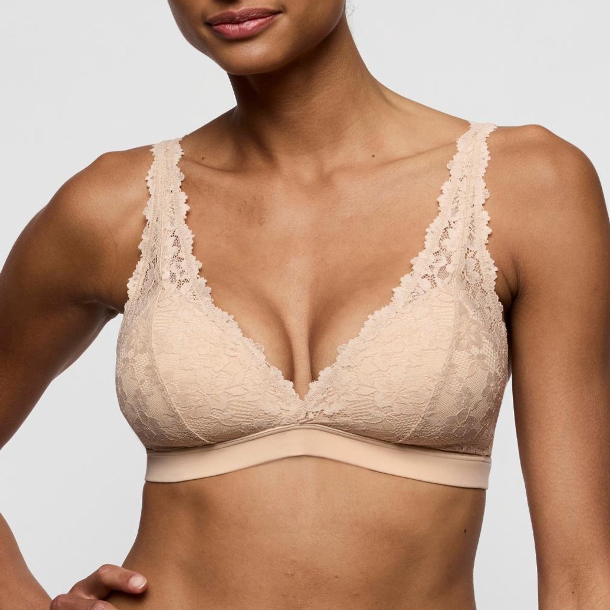 Marie Jo Soft Studio Voorgevormde Bralette 0103044 Caffe Latte - maat EU 70D / FR Huid