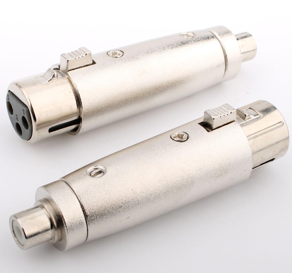 2 Stuks XLR naar Tulp Kabel Adapter voor Microfoon en Versterker