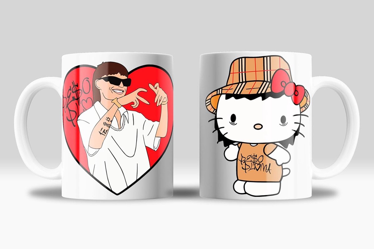Keramische Muziek Mok Gewicht Veder 355ml Reggaeton Zanger Merchandise