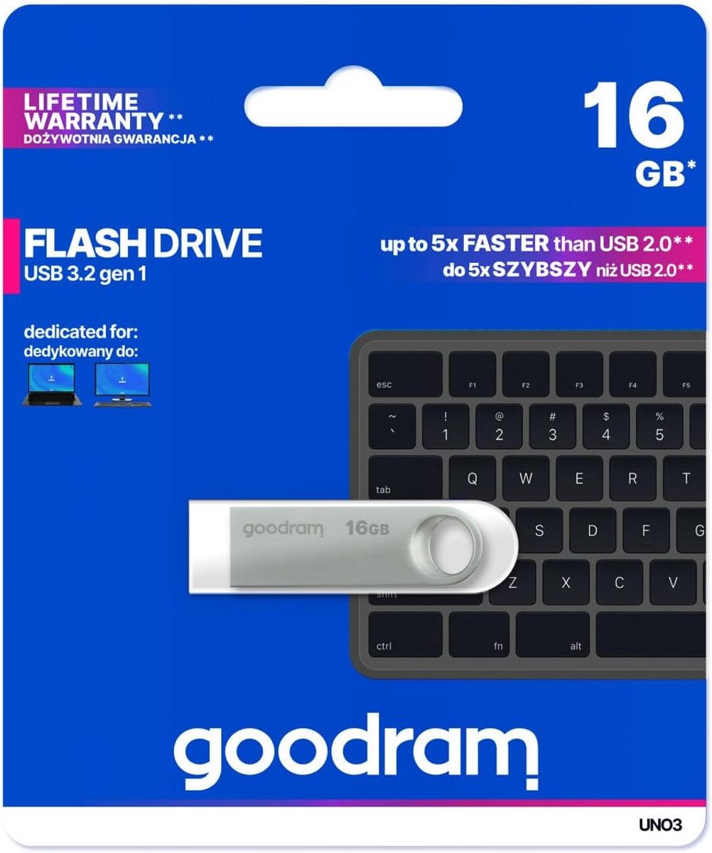 USB-stick - Geheugenstick Dataopslag - Bestanden Overzetten - Plug and Play - 16 GB - Zilver