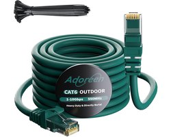 Outdoor Ethernet Kabel Cat 6 Voor Buiteninstallatie - 1,5 Meter Groen