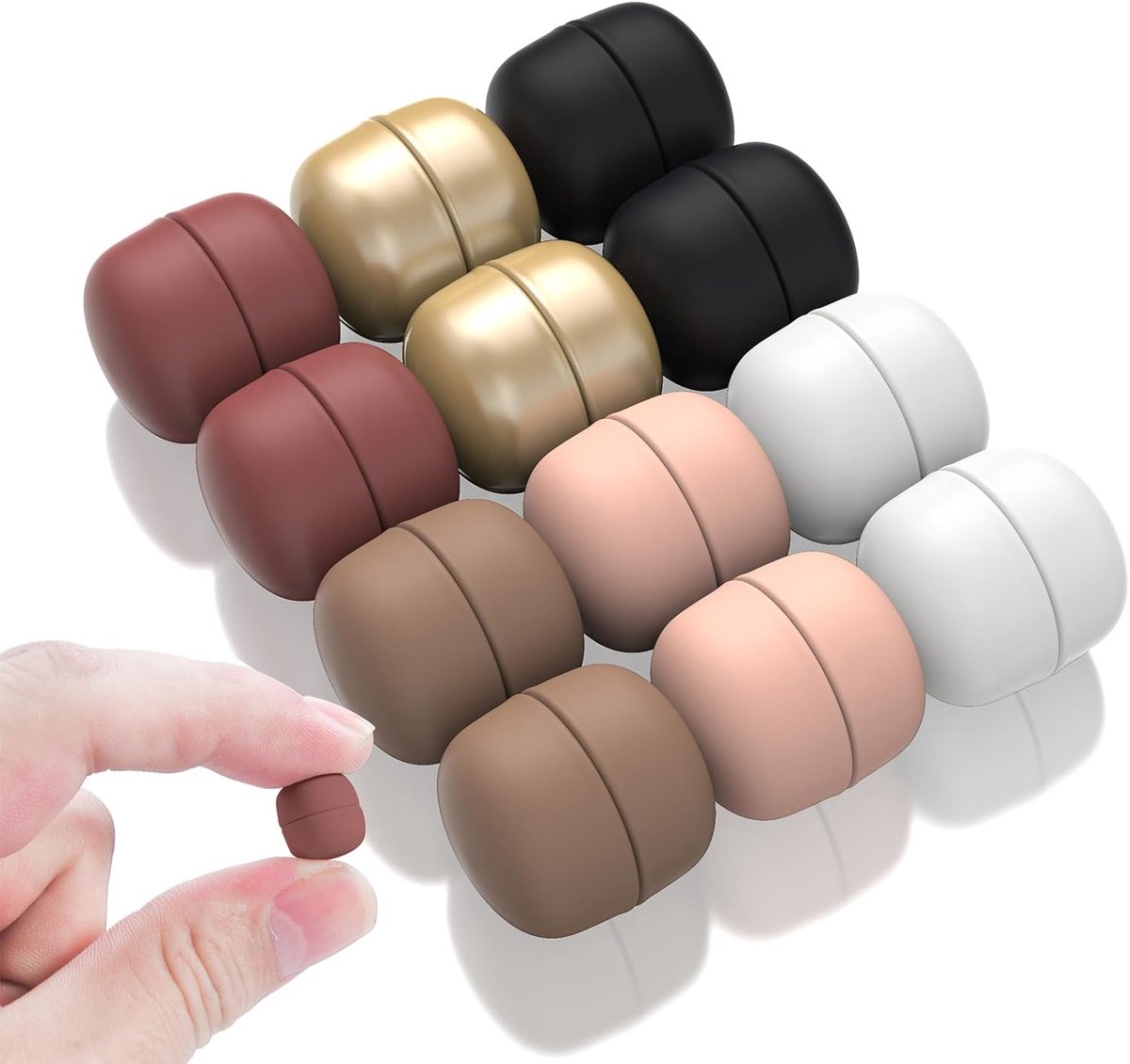 12 Stuks Sterke Magnetische Spelden voor Hijabs zonder Beschadiging