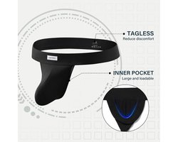 Heren String Tanga Slip Stringless Jockstrap Ondergoed