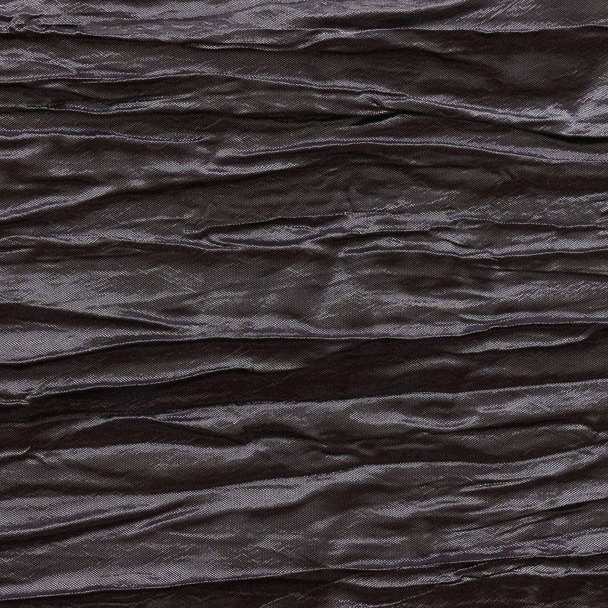 Rond Tafelkleed Zwart 120 Inch Crinkle Taft voor Feest of Bruiloft