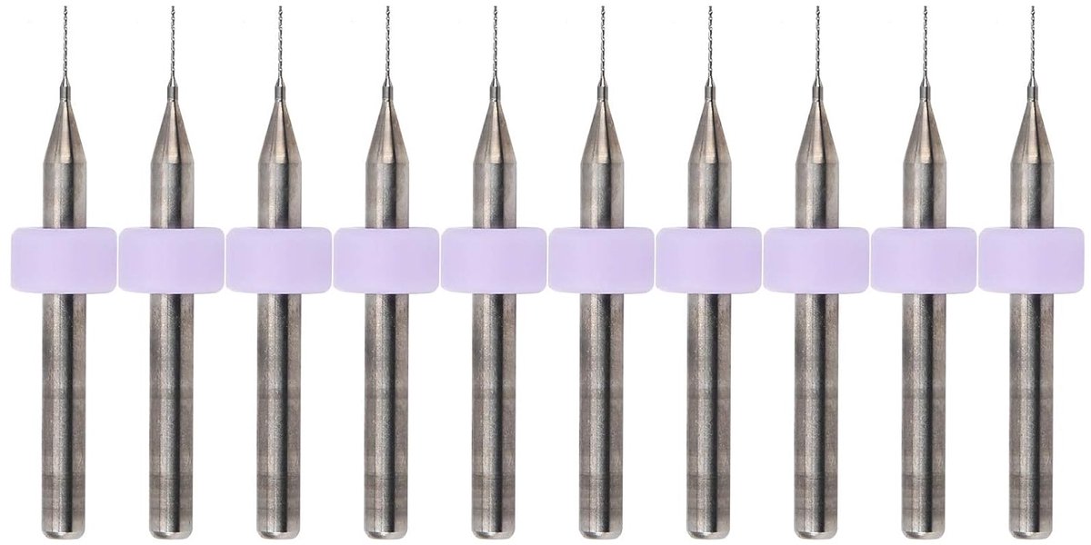 10 Stuks 0.3mm Hardmetalen Reinigingsnaalden Set voor 3D Printer Nozzles