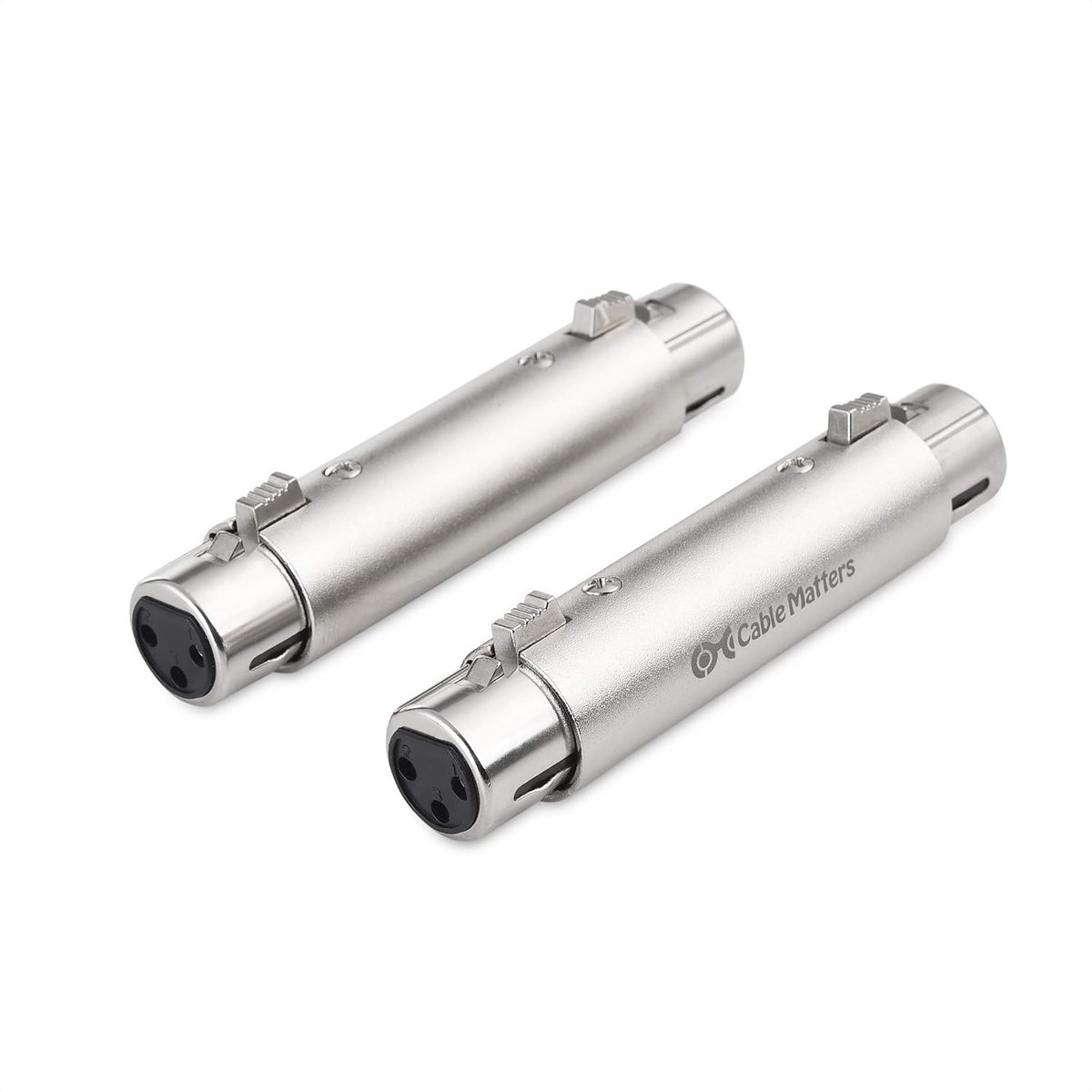 XLR Adapter - Geslachtswisselaar - Audio Verbindingen - 2 Stuks Pakket - Metaal