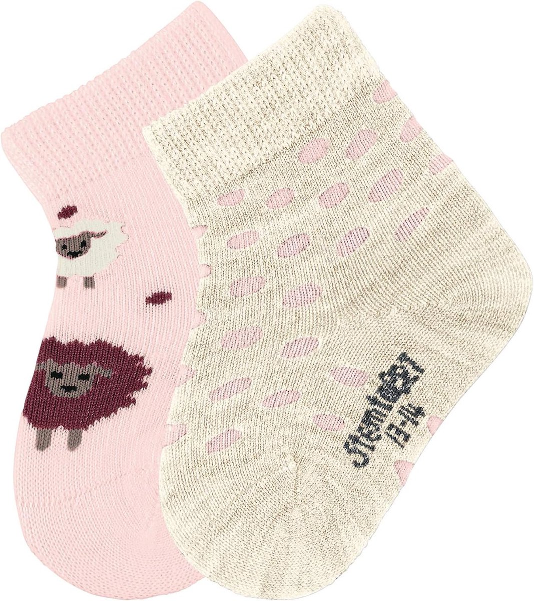Set van 2 Baby Jongens Sokken met Schapenmotief