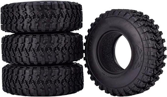 RC Crawler Banden 4 Stuks 1.9 Inch Rubber Off-Road Wielen voor 1:10 Modellen van Merkloos	 — afbeelding 4