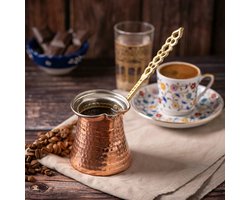 4 Cezve koffiekan - Koper