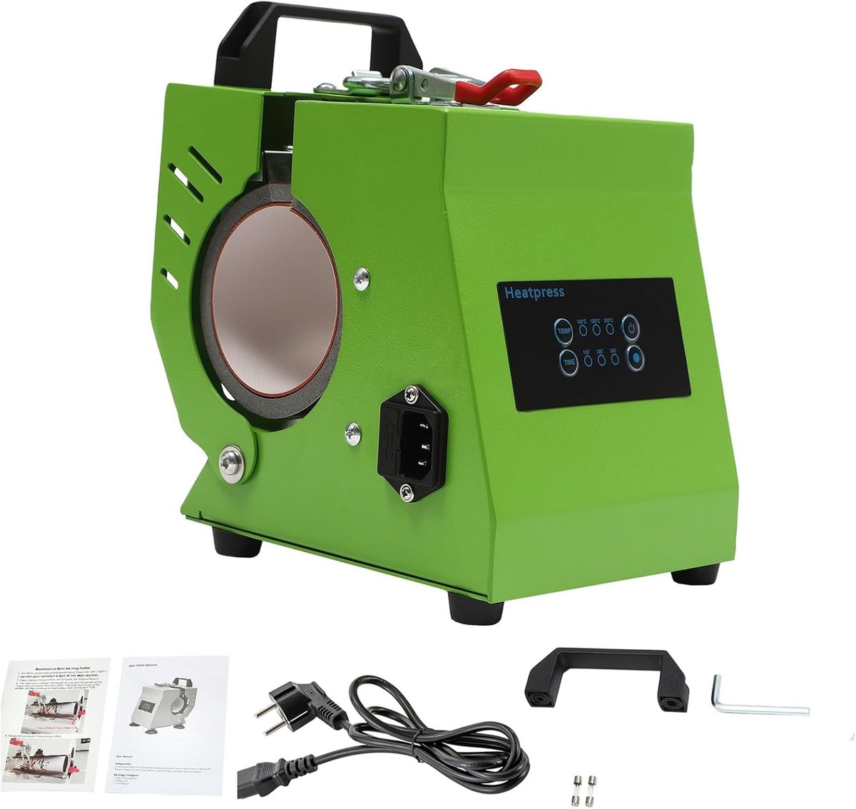 Mokkenpers 300W Hittepers voor Sublimatie op Keramiek, Glas en Metaal - Instelbare Tijd & Temperatuur