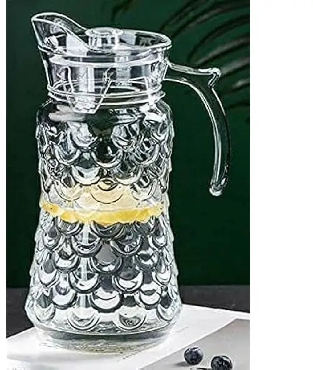 Deli - waterkan - 1,7 L - transparant - inhoud 1,7 liter - BPA-vrij