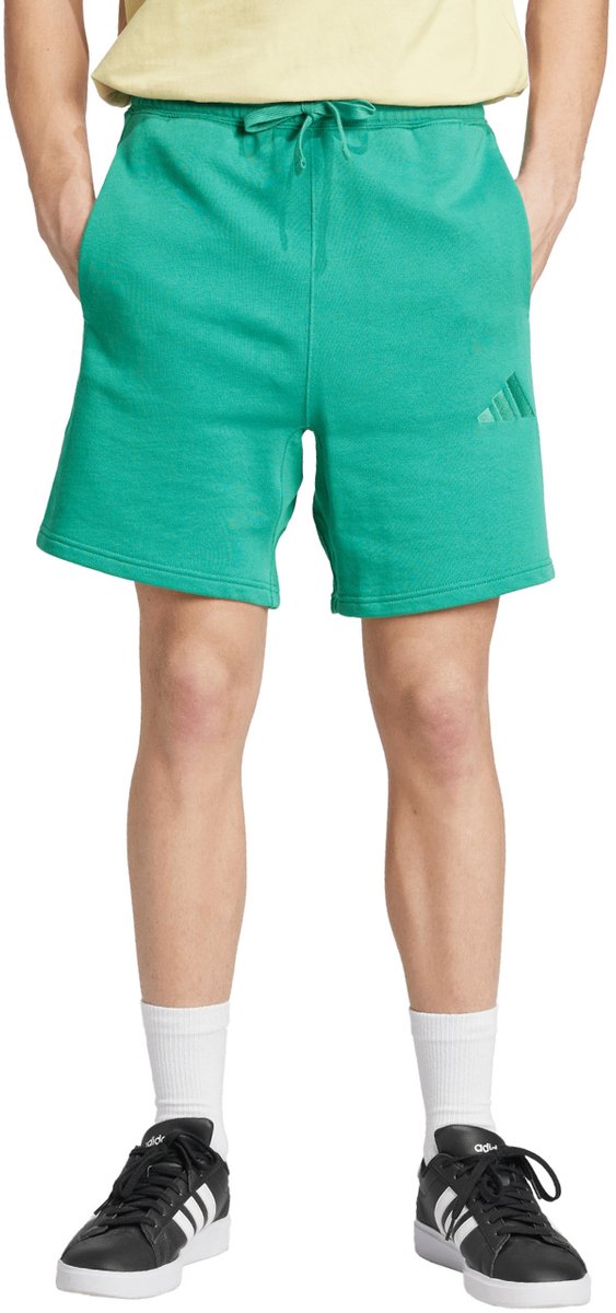 Adidas All SZN French Terry Heren Short Groen