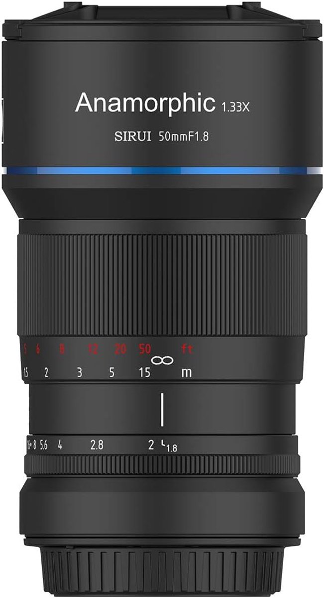 Anamorfische Cine Lens - APS-C Objectief - Filmproductie Thuis - 33% Breder Beeld - 50mm F1.8