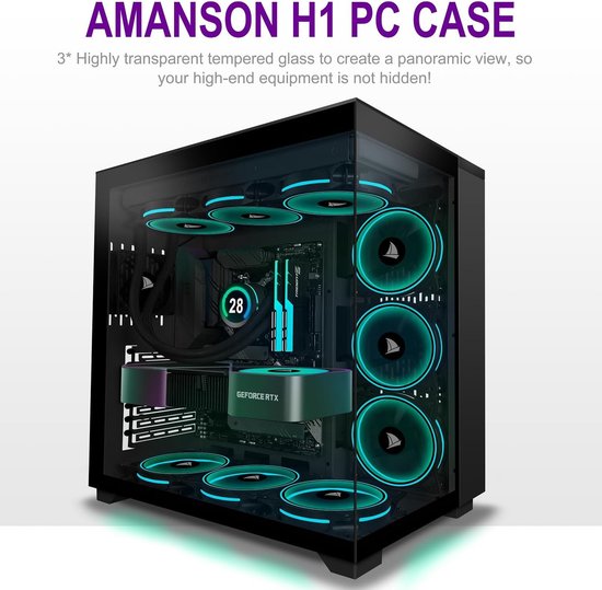 Computer Behuizing - Midi Toren - Gaming PC Bouwen - Voorgeïnstalleerde ...