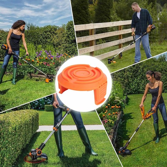 Vervanging van 5 Pack WA0010 WA6531 GT Trimmer Spoel Deksel Covers - Compatibel met WG150 180 - WG160-163 Draad Snijders - Onkruid Eaters Model 50006531 Draad Deksel Onderdelen — afbeelding 4