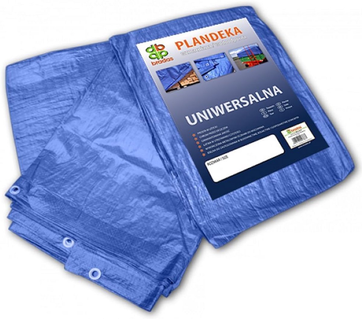 Sterk Blauw Afdekzeil 1,5 x 2 meter (3m²) - Waterdicht en UV-bestendig
