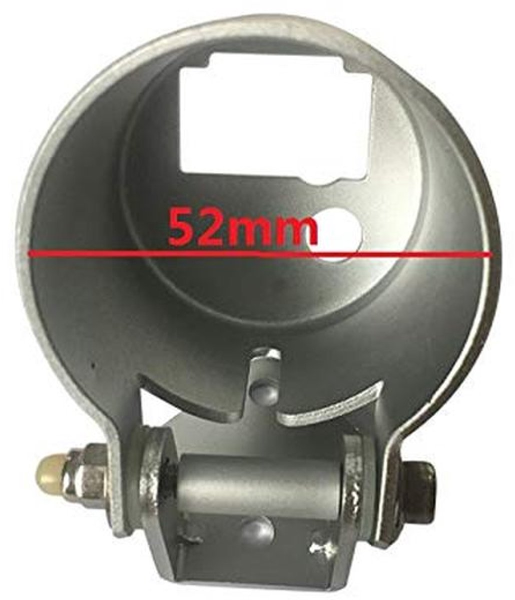Universele Meter Beugel Zilver voor 52mm Indicatoren Auto Motorfiets