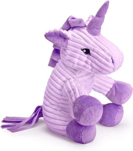 Paarse Eenhoorn Knuffel - Pluche Dier - 25 cm - Zacht en Wasbaar Speelgoed — afbeelding 4