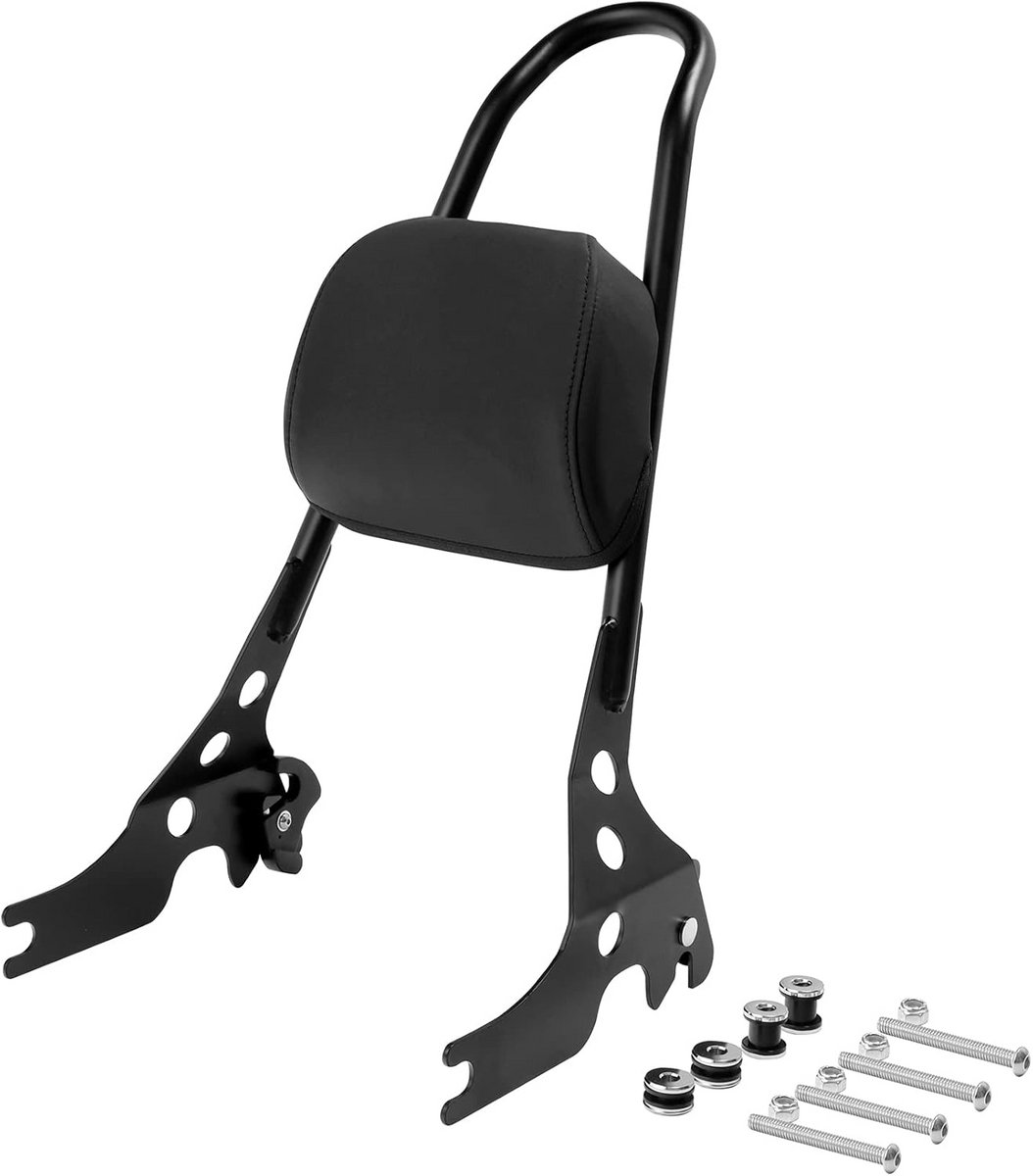 Afneembare Sissybar Rugleuning met Zitting voor Harley Sportster Modellen (2004-2022)