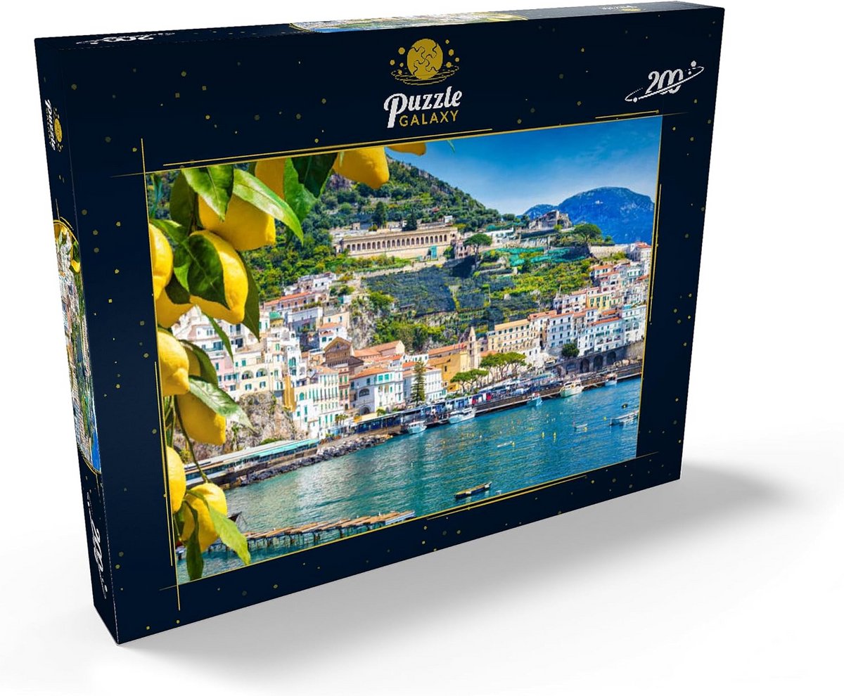 Puzzel 200 Stukjes - Amalfikust Italië - Mooi Panoramisch Legpuzzel