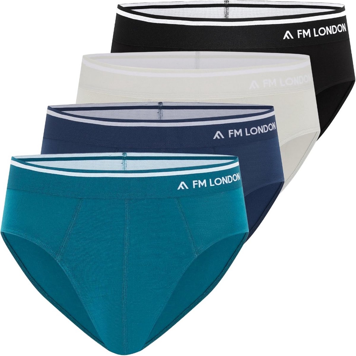 4-Pack Heren Bamboo Ondergoed Slips Zacht en Ademend