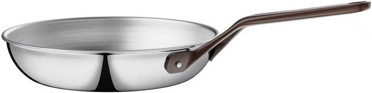 Roestvrijstalen koekenpan 24 cm 3-laags inductie