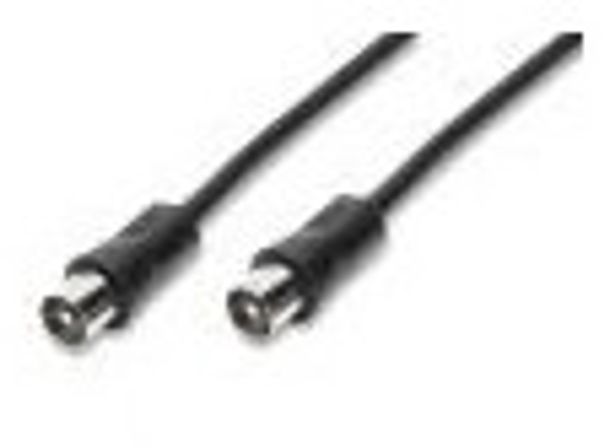 nuovaVideosuono 9/15 coax-kabel 1,5 m Zwart