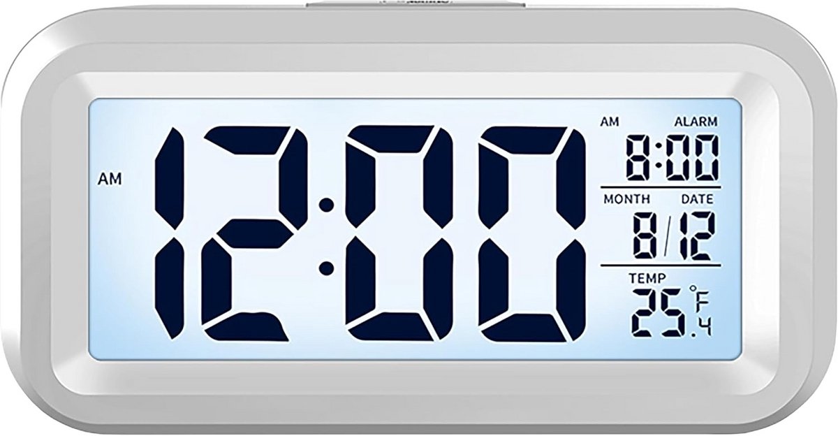 Digitale Wekker met Nachtlampje en Snooze Functie voor Slaapkamer