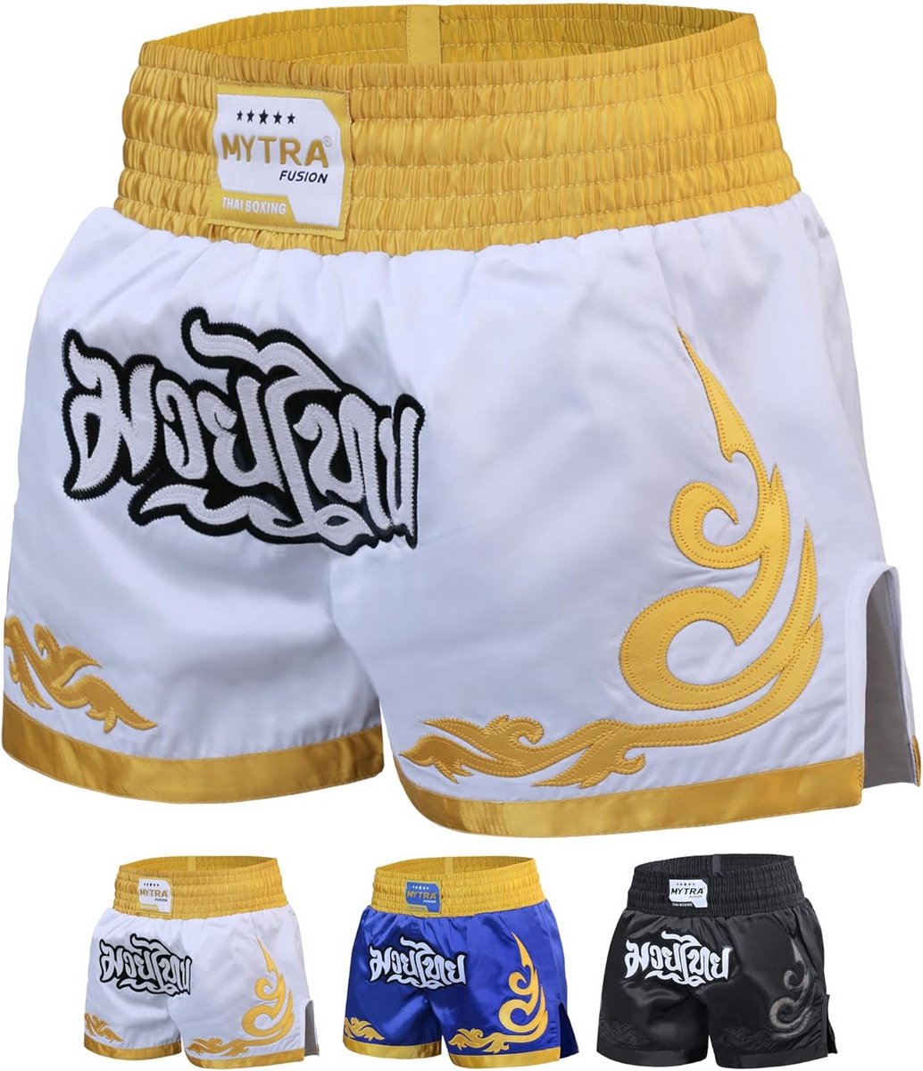 Muay Thai Kickboks Shorts voor Heren en Dames - Slim Fit MMA Vechtsport Kleding