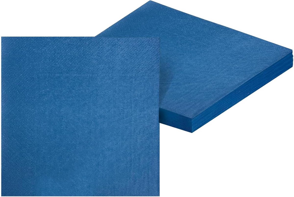 20 Stuks Servetten Marineblauw Cocktail en Diner Gebruik