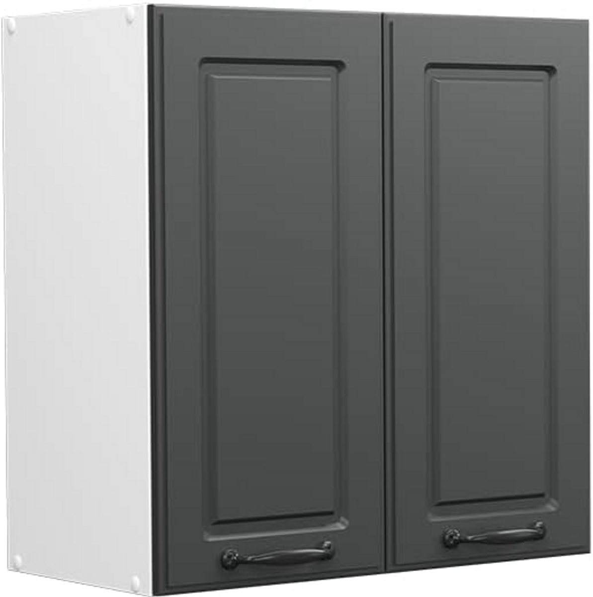 Wandkast R-Line 60 cm Landhuis Antraciet/Wit - Modulaire Keukenopslag