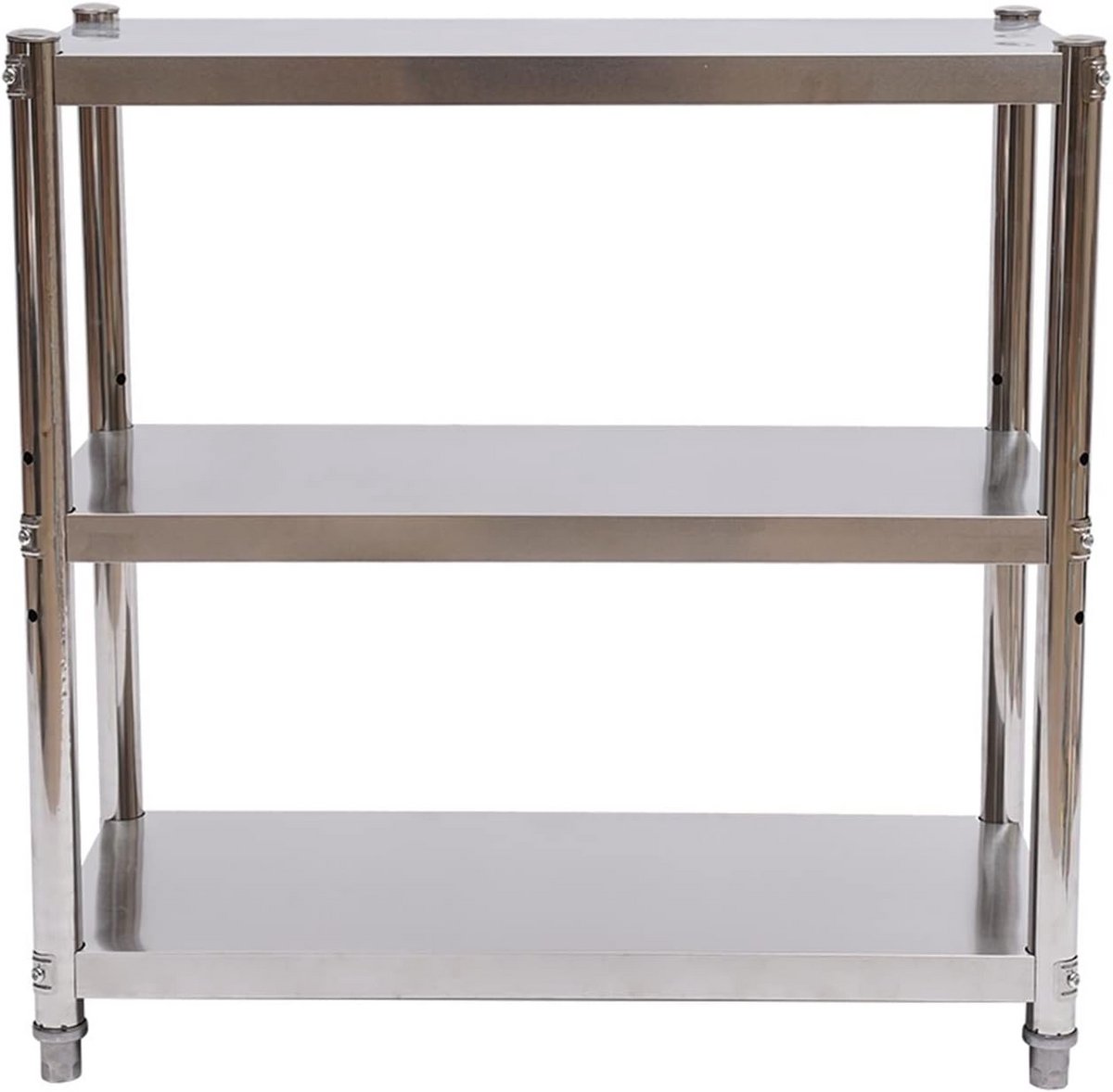 Werktafel RVS met 3 Planken voor Keuken en Horeca
