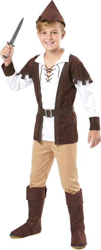 Robin Hood kostuum voor jongens - Verkleedkleding - Maat 104/116