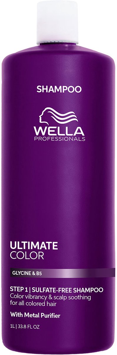 Wella Professionals - Ultimate Color Shampoo - 1000ml - Voor Gekleurd Haar