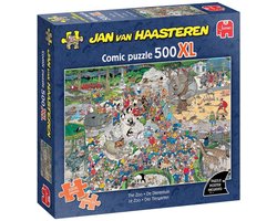 Jan van Haasteren 500XL - De Dierentuin - 500 stukjes puzzel - Legpuzzel volwassenen - XL formaat puzzelstukjes