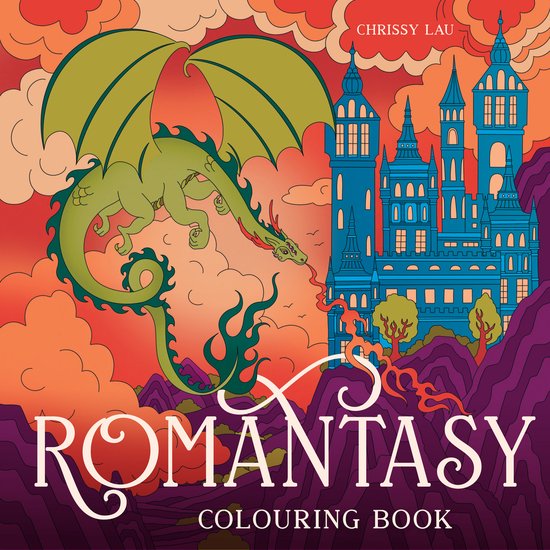 Romantasy Colouring Book - cover