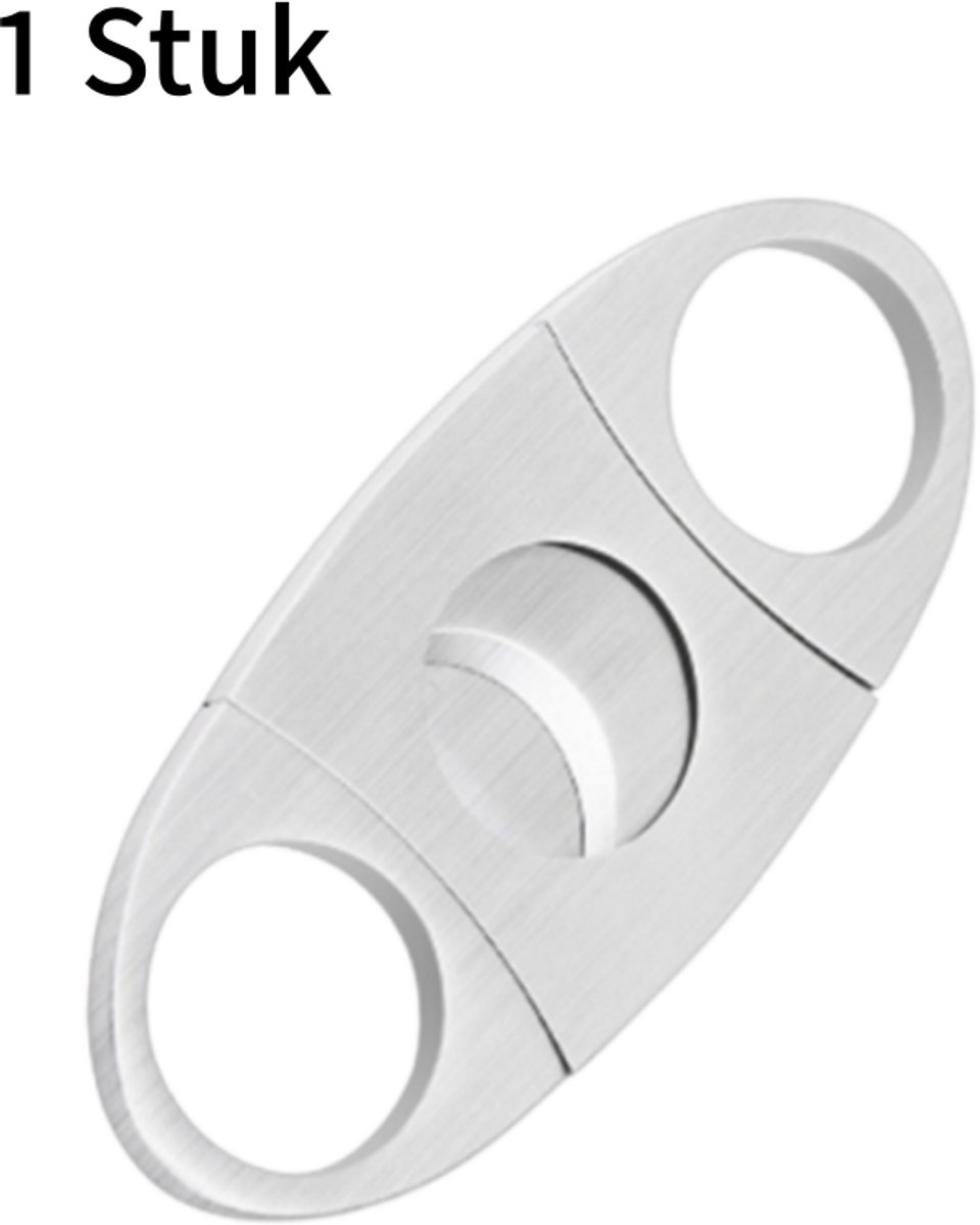 1 stuk - Cigar cutter - Scherp en roestvrij staal - Thuisbar accessoire - Zilver
