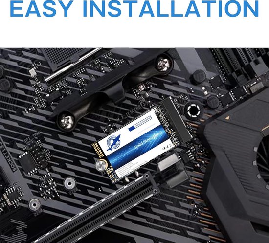 Interne SSD - Opslag Schijf - Sneller Werken - Gen3 NVMe Interface - 1 TB - Zwart — afbeelding 4