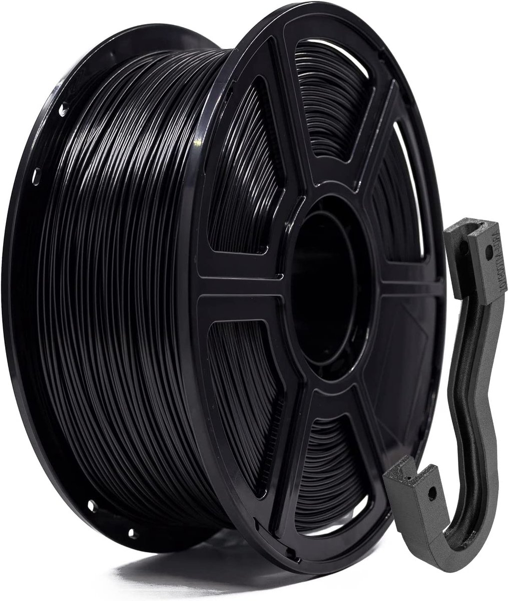 3D Printer Filament - ABS Pro Materiaal - Robuuste Prints Maken - Verbeterde Sterkte Taaiheid - 175 mm Diameter - Zwart