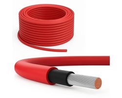 Zonnekabel H1Z2Z2-K - PV kabel - Zonne-installatie - 1500 V DC - 30 meter 6mm² - Zwart