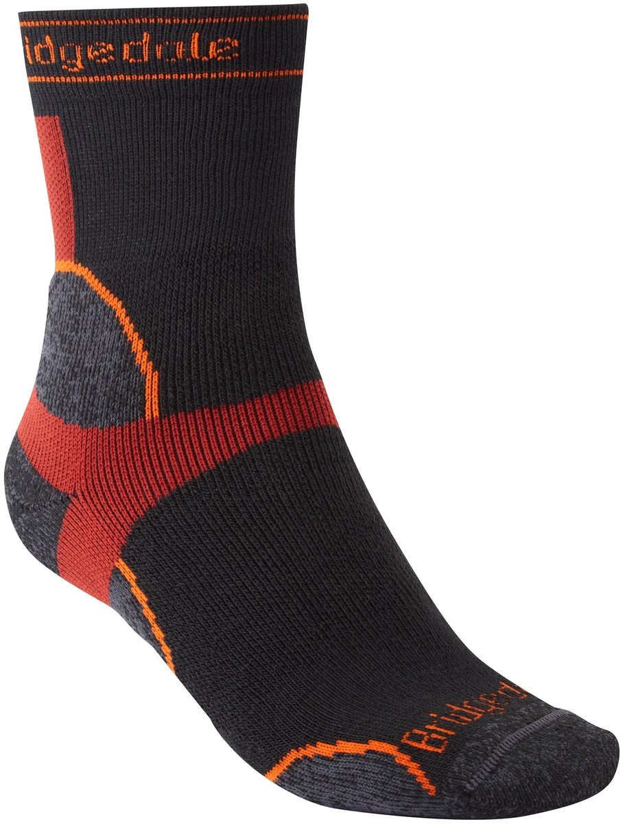 Bridgedale Midweight T2 Merino Sport Crew Sokken Zwart EU 40-43 Man