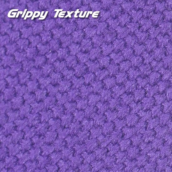 Yogariem biologisch katoen met D-ringen grippy textuur 1,85m — afbeelding 2